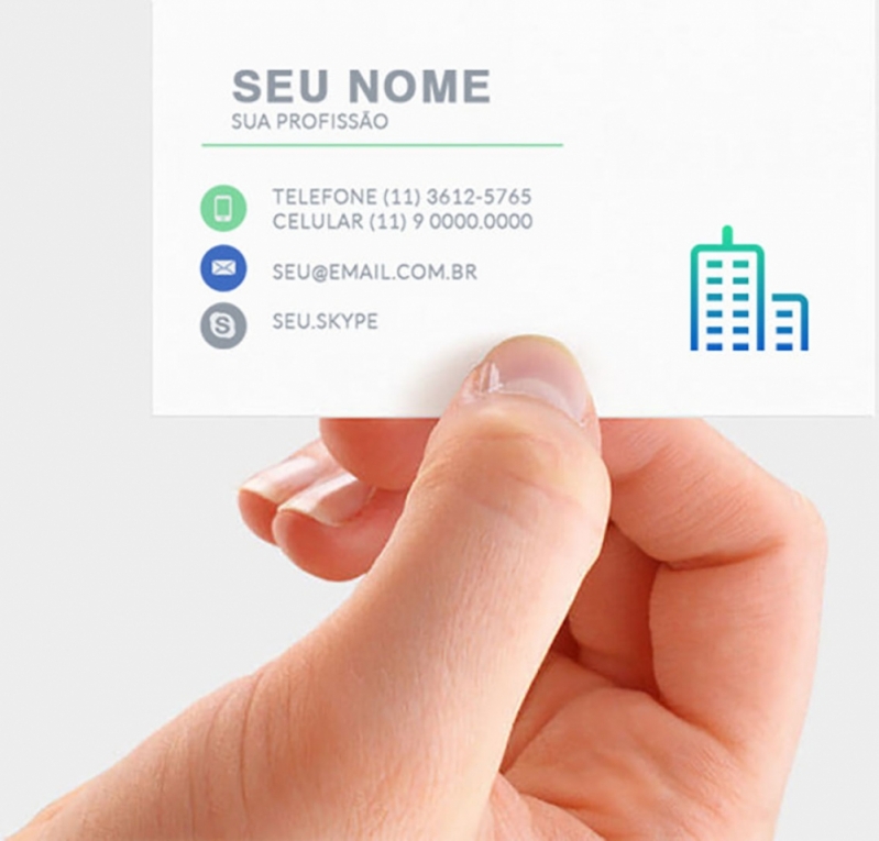 Impressão de Cartão de Visitas Preço São Miguel Paulista - Impressão Offset